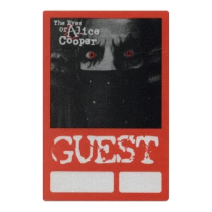 Alice Cooper 2004 The Eyes of Alice Cooper Concert Tour Guest Backstage Pass
