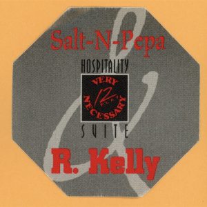 Salt N Pepa 1993 R. Kelly Very Necessary Concert Tour HOSP Backstage Pass