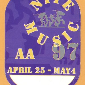 Santana 1997 New Orleans Music Festival Concert Tour ALL ACCESS Backstage Pass