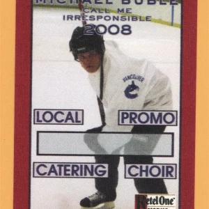 Michael Buble 2008 Call Me Irresponsible Concert Tour LOCAL Backstage Pass