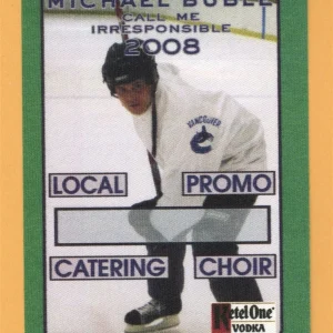 Michael Buble 2008 Call Me Irresponsible Concert Tour LOCAL Backstage Pass