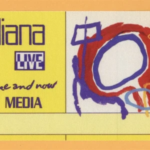 Diana Ross 1992 Here and Now Concert Tour MEDIA Backstage Pass