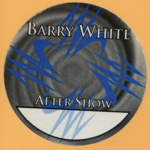 Barry White 1995 Icon Concert Tour AFTER SHOW Backstage Pass