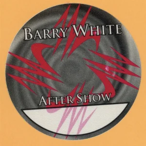 Barry White 1995 Icon Concert Tour AFTER SHOW Backstage Pass