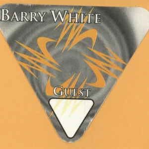 Barry White 1995 Icon Concert Tour GUEST Backstage Pass