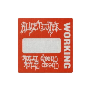 Alice Cooper 2005 Cheap Trick Dirty Diamonds Concert Tour Working Backstage Pass