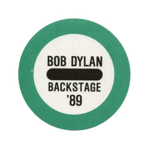 Bob Dylan 1989 Oh Mercy Concert Tour VIP Backstage Pass
