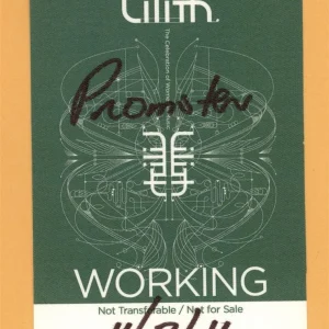 Sarah McLachlan 2011 Lilith Fair Concert Tour Backstage Pass