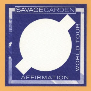 Savage Garden 1999 Affirmation Concert Tour Backstage Pass