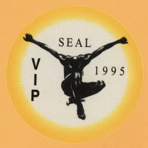 Seal 1995 Concert Tour VIP Backstage Pass