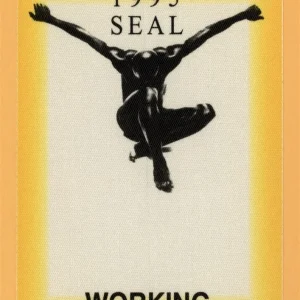 Seal 1995 Concert Tour WORKING Backstage Pass
