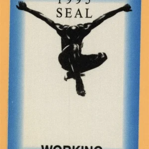 Seal 1995 Concert Tour WORKING Backstage Pass