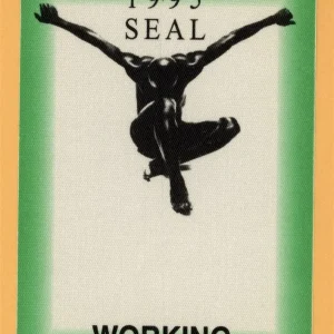 Seal 1995 Concert Tour WORKING Backstage Pass