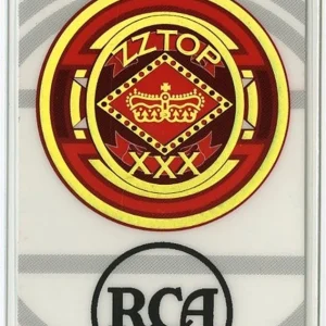 ZZ Top 1999 XXX Tour Concert Laminated Backstage Pass RCA Foil