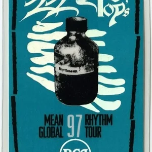 ZZ Top 1997 Rhythmeen Tour Concert Laminated Backstage Pass RCA