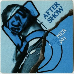 AC/DC 1991 Razor's Edge Concert Tour After Show Backstage Pass