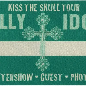 Billy Idol 2002 KISS the Skull Concert Tour Band Guest Backstage Pass