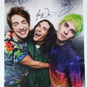Waterparks full band SIGNED Alternative Press Poster #1 COA Autographed Awsten +