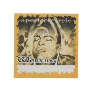 A Perfect Circle 2001 Mer de Noms Concert Tour Working Backstage Pass