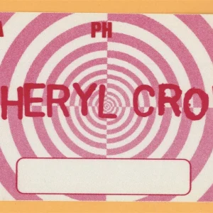 Sheryl Crow 2002 C'mon, C'mon Concert Tour Backstage Pass