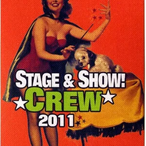 Bob Dylan 2011 Concert Tour Crew Backstage Pass