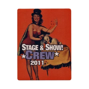 Bob Dylan 2011 Concert Tour Working Crew Backstage Pass