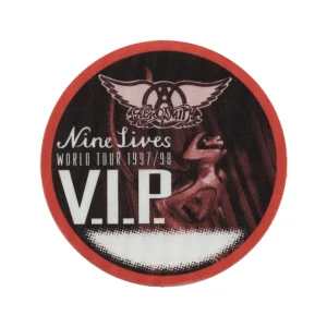 Aerosmith 1997 Nine Lives Concert Tour VIP Backstage Pass