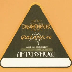 Dream Theater 2003 Queensryche Concert Tour AFTER SHOW Backstage Pass