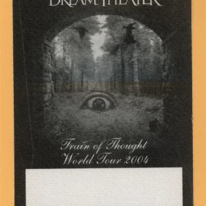 Dream Theater 2004 Train of Thought Concert Tour Backstage Pass