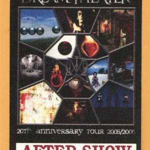 Dream Theater 2005 20th Anniversary Concert Tour AFTER SHOW Backstage Pass