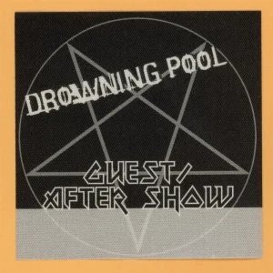 Drowning Pool 2001 Sinner Concert Tour AFTER SHOW Backstage Pass