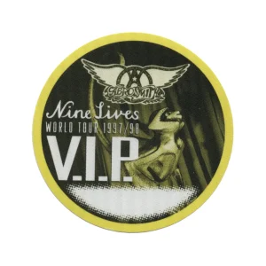 Aerosmith 1997 Nine Lives Concert Tour VIP Backstage Pass