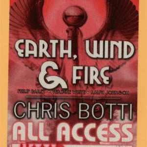 Earth Wind & Fire 2006 Illuminate Love Concert Tour ALL ACCESS Backstage Pass