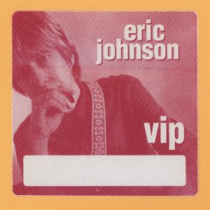 Eric Johnson 1998 Seven Worlds Concert Tour VIP Backstage Pass