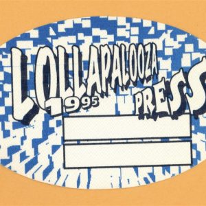 Sonic Youth 1995 w/ Hole & Beck Lollapalooza Concert Tour PRESS Backstage Pass