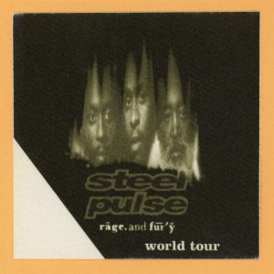 Steel Pulse 1997 Rage and Fury Concert Tour Backstage Pass