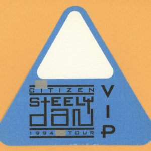 Steely Dan 1994 Citizen Concert Tour VIP Backstage Pass