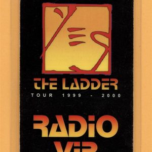 YES 1999 The Ladder Tour Radio VIP Laminate Backstage Pass