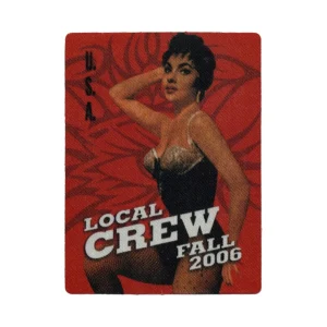 Bob Dylan 2006 Modern Times Concert Tour Local Crew Backstage Pass