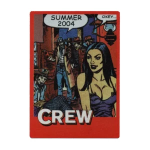 Bob Dylan 2004 Concert Tour Crew Backstage Pass