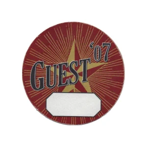 Bob Dylan 2007 Modern Times Concert Tour Guest Backstage Pass