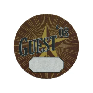 Bob Dylan 2008 Modern Times Concert Tour Guest Backstage Pass