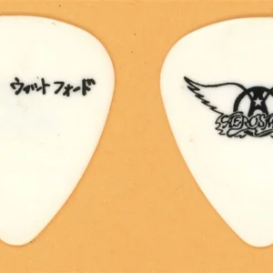 Aerosmith Brad Whitford Vintage Guitar Pick - 1989 Pump Tour