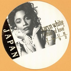 Karyn White 1992 Ritual of Love Concert Tour Backstage Pass