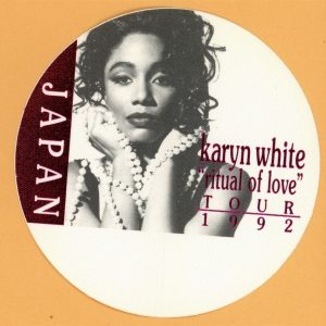 Karyn White 1992 Ritual of Love Concert Tour Backstage Pass