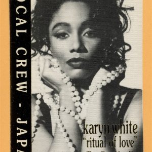 Karyn White 1992 Ritual of Love Concert Tour CREW Backstage Pass