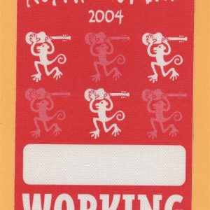Keith Urban 2004 Be Here Concert Tour WORKING Backstage Pass