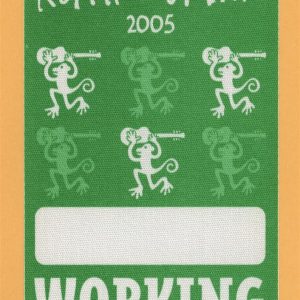Keith Urban 2005 Be Here Concert Tour WORKING Backstage Pass