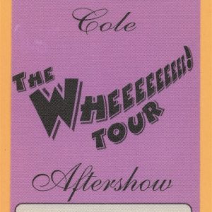 Natalie Cole 2000 Wheeeeeeeee! Concert Tour AFTER SHOW Backstage Pass
