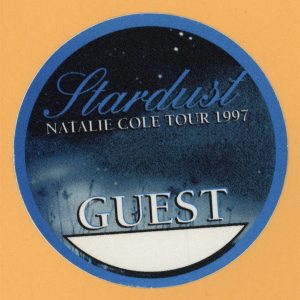 Natalie Cole 1997 Stardust Concert Tour GUEST Backstage Pass